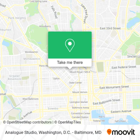 Analogue Studio map
