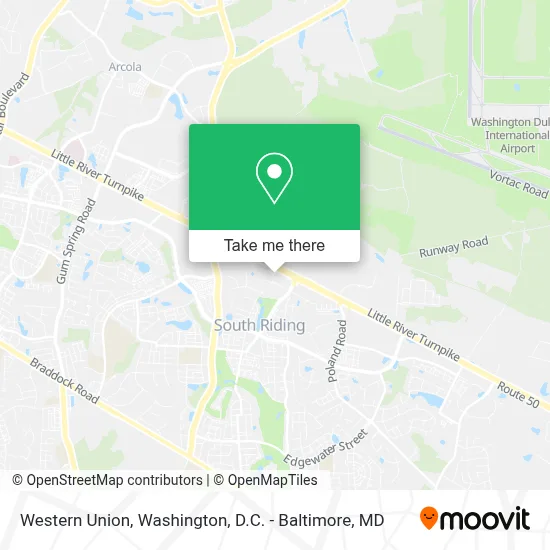 Western Union map