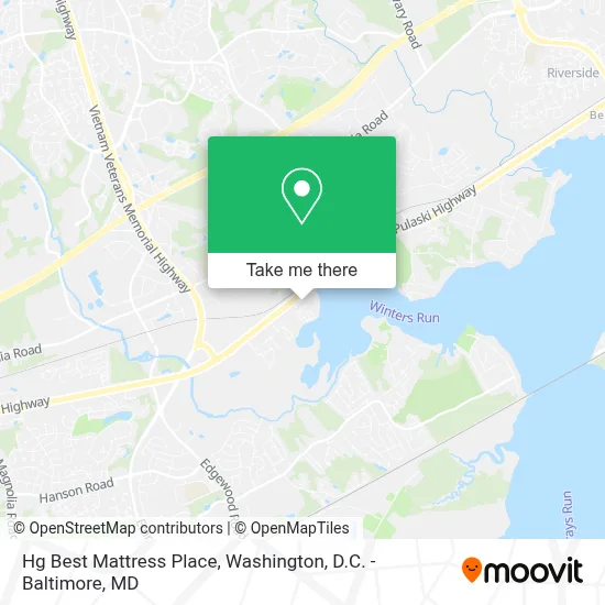Hg Best Mattress Place map