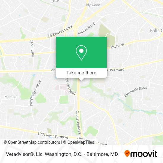 Vetadvisor®, Llc map