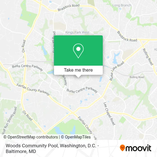 Mapa de Woods Community Pool