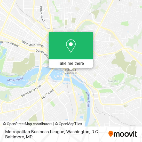 Metropolitan Business League map