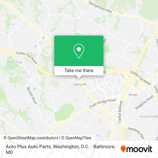 Auto Plus Auto Parts map