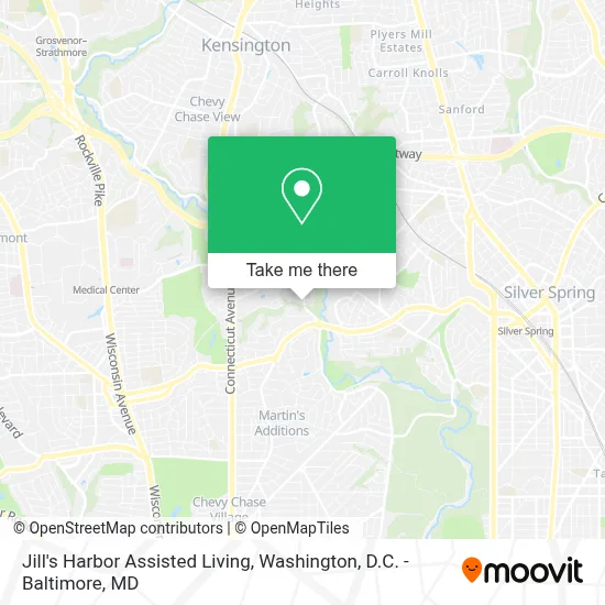 Jill's Harbor Assisted Living map