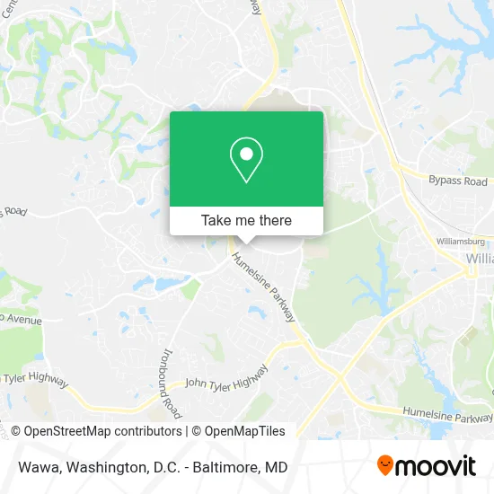 Wawa map