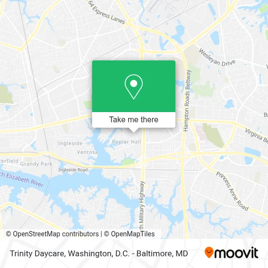 Trinity Daycare map