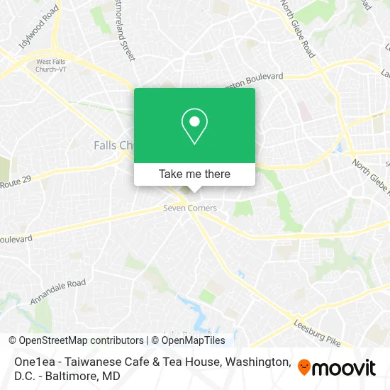 One1ea - Taiwanese Cafe & Tea House map