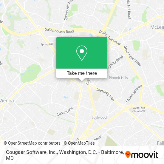 Cougaar Software, Inc. map