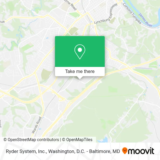 Ryder System, Inc. map