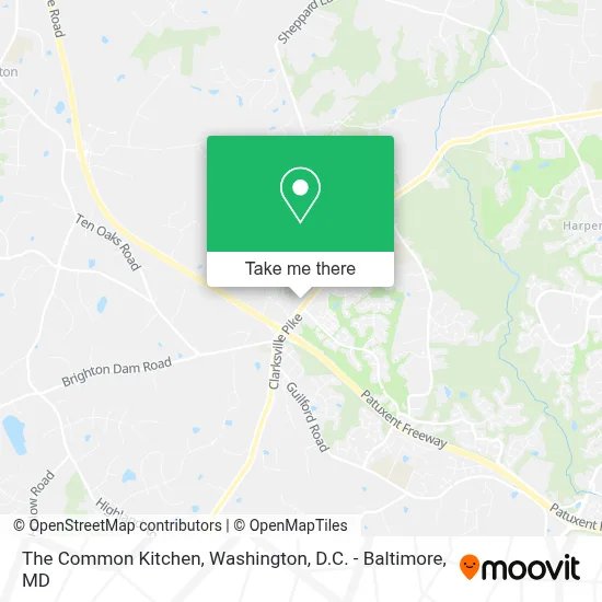 The Common Kitchen map