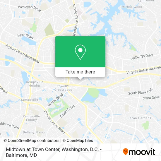 Midtown at Town Center map