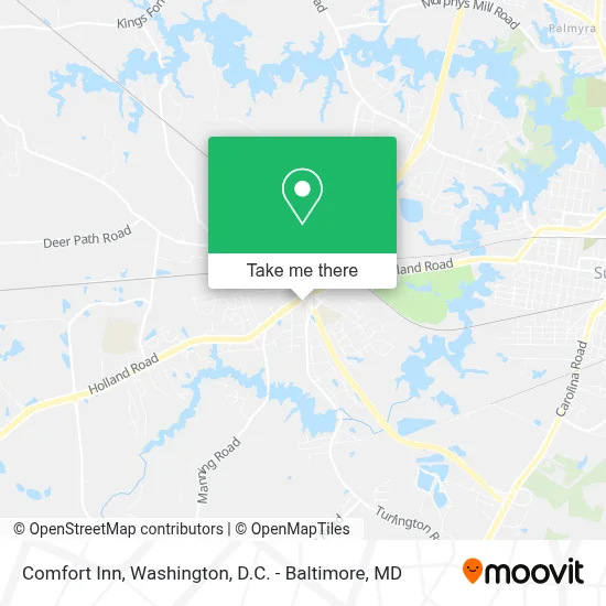 Comfort Inn map