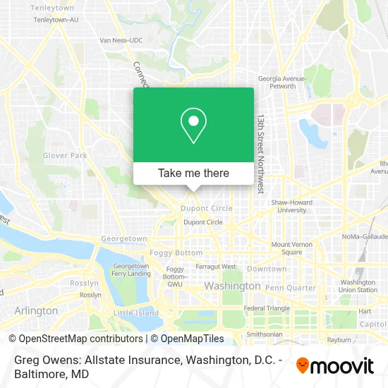Greg Owens: Allstate Insurance map