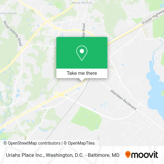 Uriahs Place Inc. map