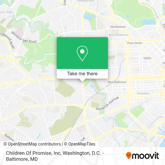 Children Of Promise, Inc map