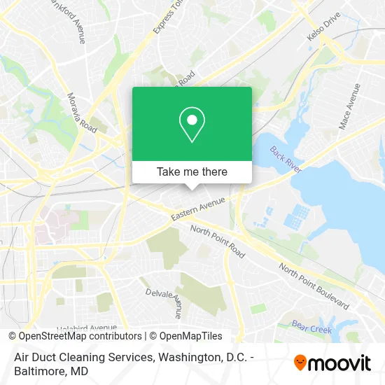 Air Duct Cleaning Services map