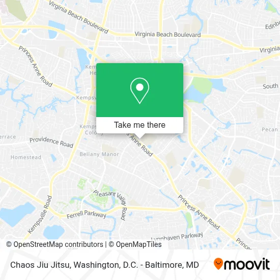 Chaos Jiu Jitsu map