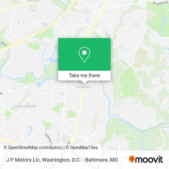 J P Motors Llc map