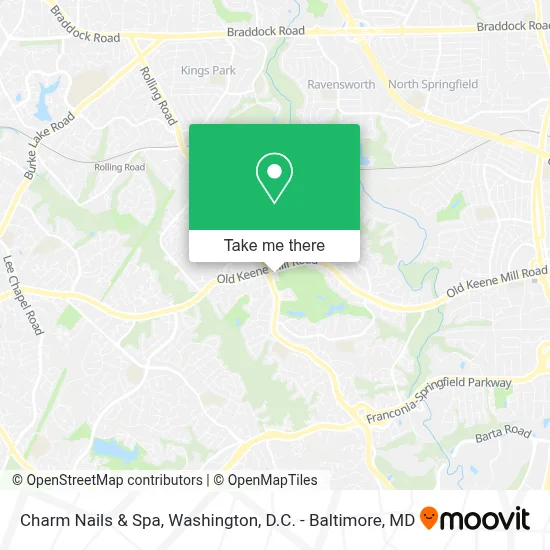 Charm Nails & Spa map