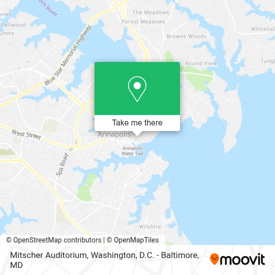Mitscher Auditorium map