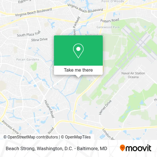 Beach Strong map
