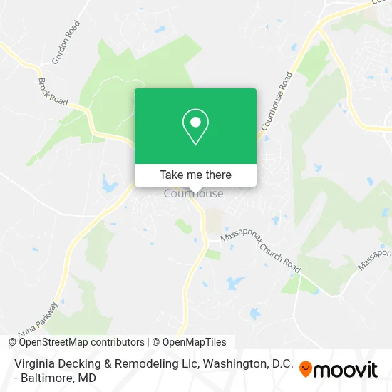 Virginia Decking & Remodeling Llc map