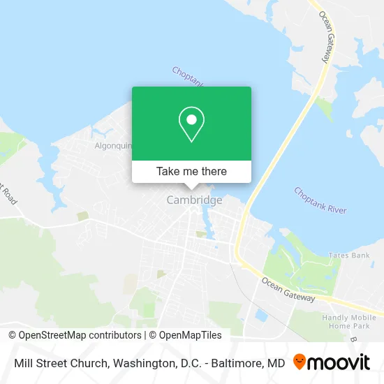 Mill Street Church map