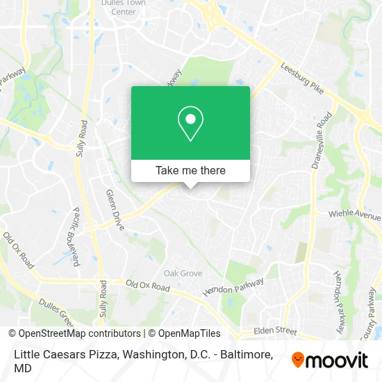 Little Caesars Pizza map