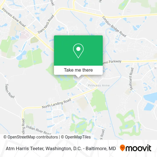 Atm Harris Teeter map