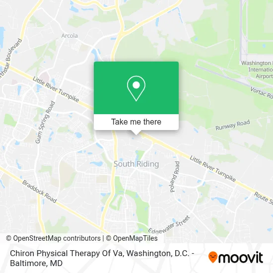 Chiron Physical Therapy Of  Va map