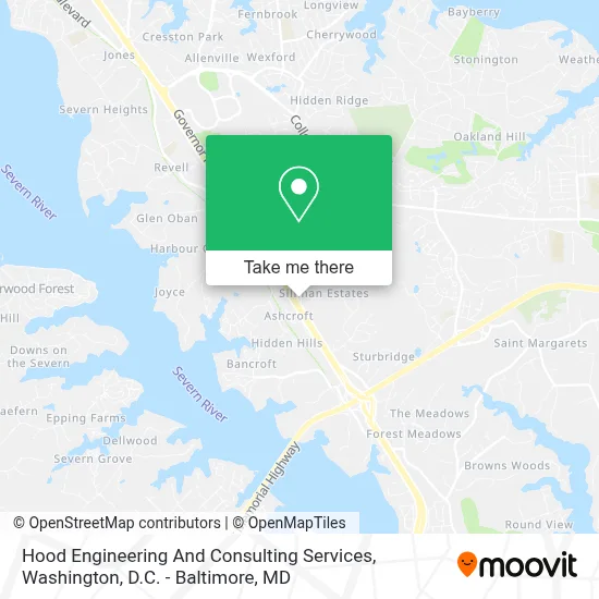 Hood Engineering And Consulting Services map