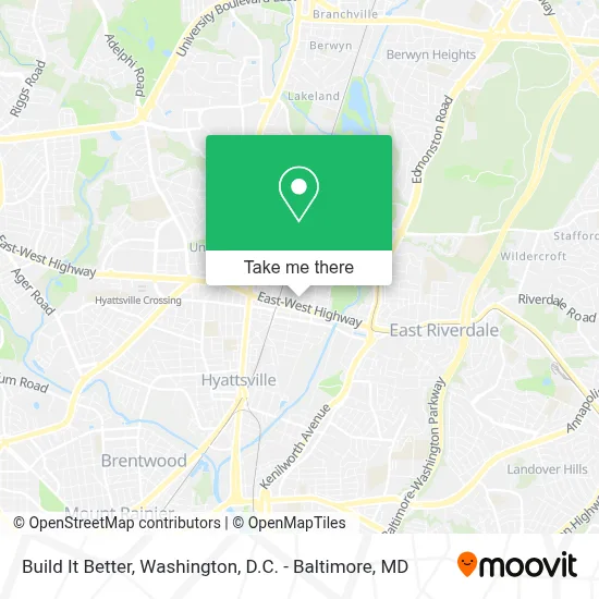 Build It Better map