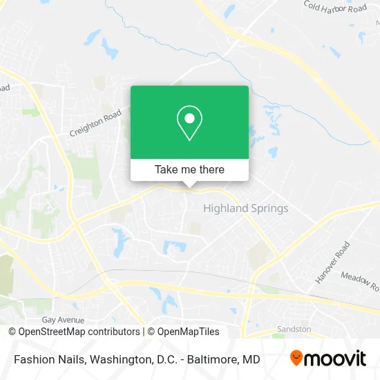 Fashion Nails map