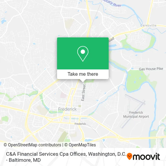 C&A Financial Services Cpa Offices map