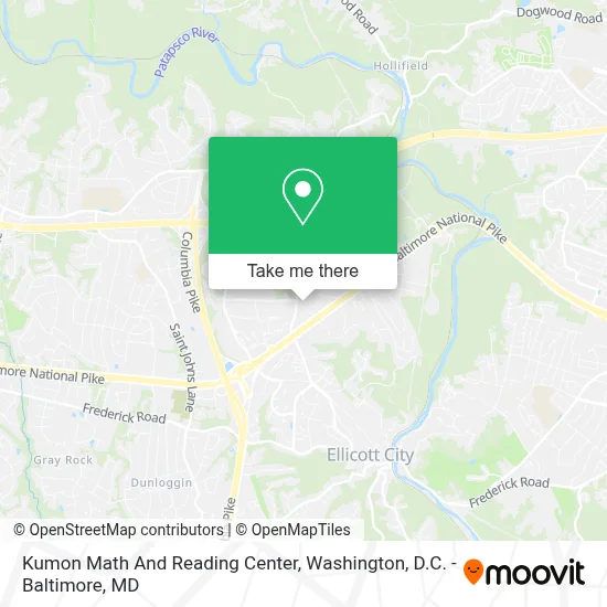 Kumon Math And Reading Center map