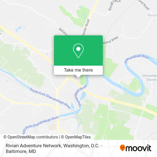 Rivian Adventure Network map