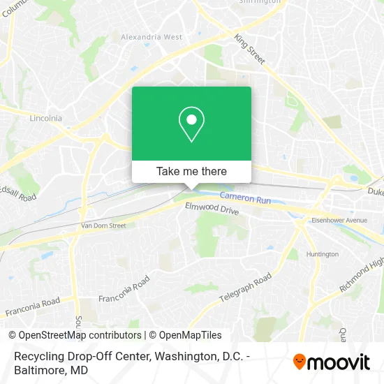 Recycling Drop-Off Center map