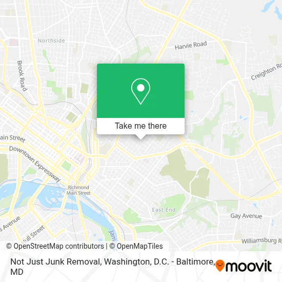 Not Just Junk Removal map