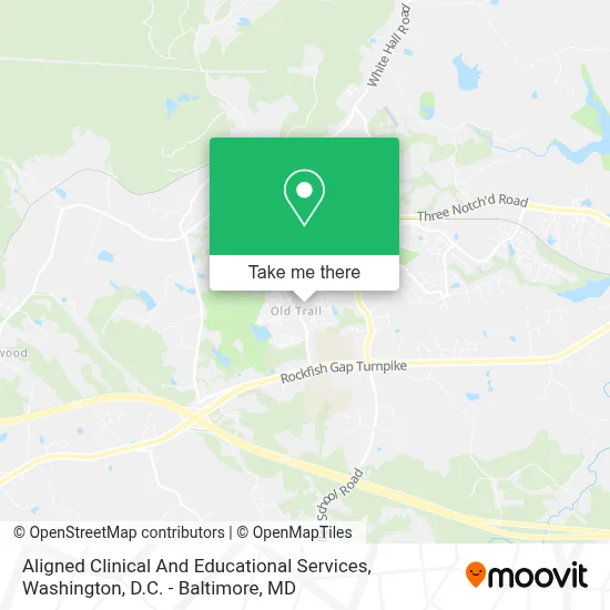 Aligned Clinical And Educational Services map