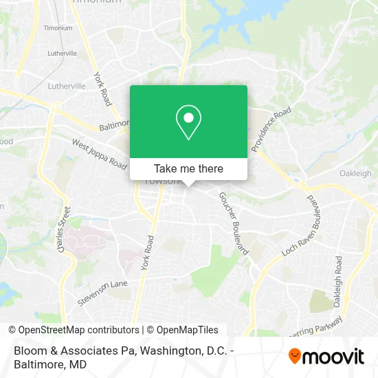 Bloom & Associates Pa map