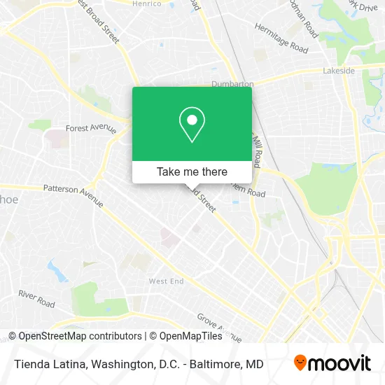 Tienda Latina map
