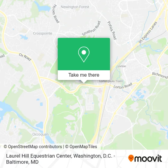 Laurel Hill Equestrian Center map