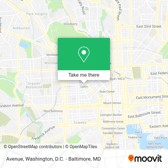 Avenue map
