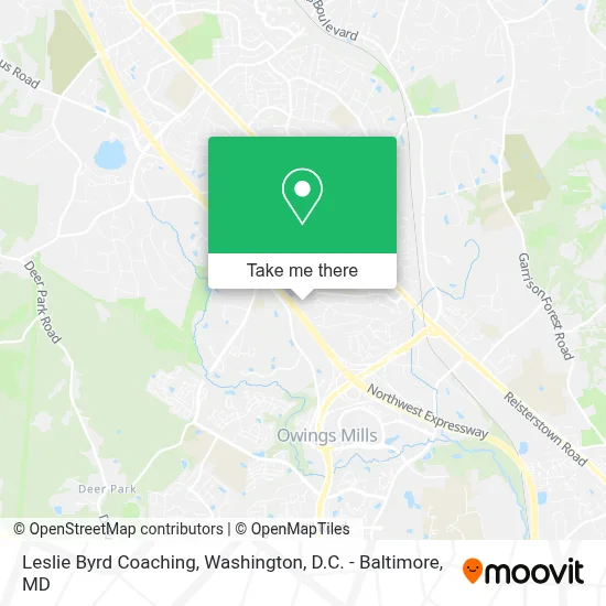 Leslie Byrd Coaching map