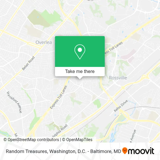 Random Treasures map