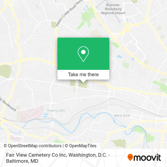 Fair View Cemetery Co Inc map