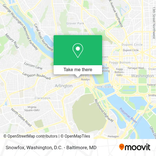 Snowfox map