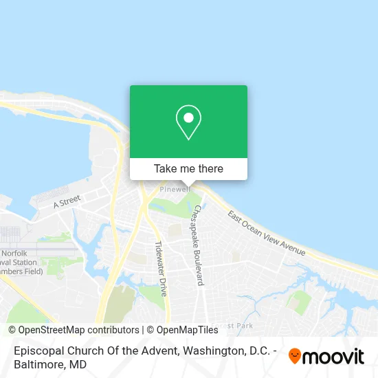 Episcopal Church Of the Advent map