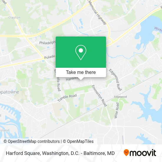 Harford Square map