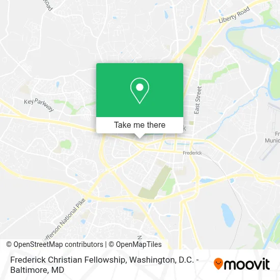 Frederick Christian Fellowship map